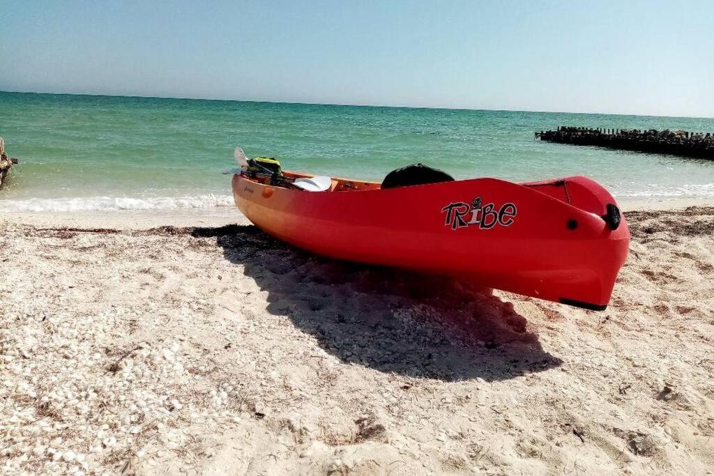 Oceanfront Casita Coral Apartment Челем Екстериор снимка
